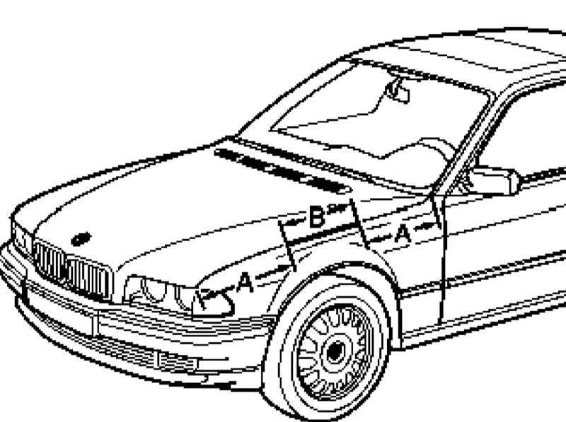 Чертеж bmw e38